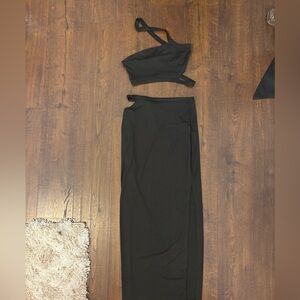 SHEIN Black Two-Piece Set